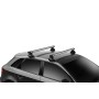 Багажник на гладкую крышу Thule Evo Slidebar для Nissan Micra (K13) 2010-2016