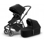 Детская коляска с люлькой Thule Sleek (Black on Black)